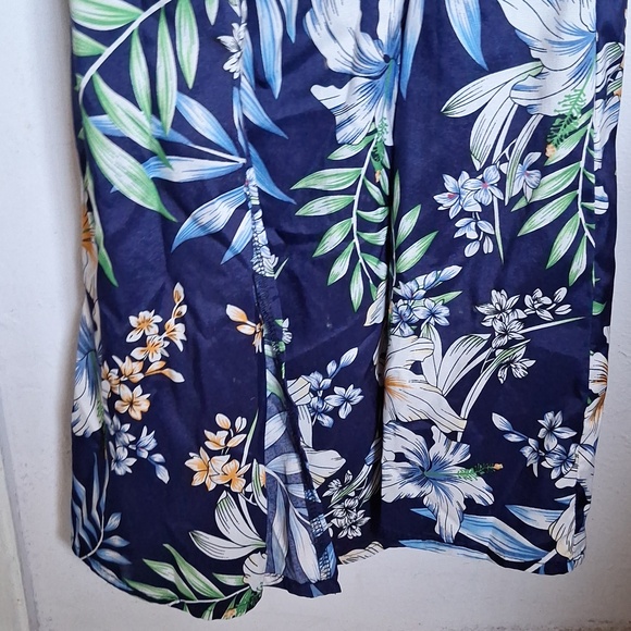 SHEIN 1XL TROPICAL PRINT SIDE SPLIT DRESS - Picture 12 of 13